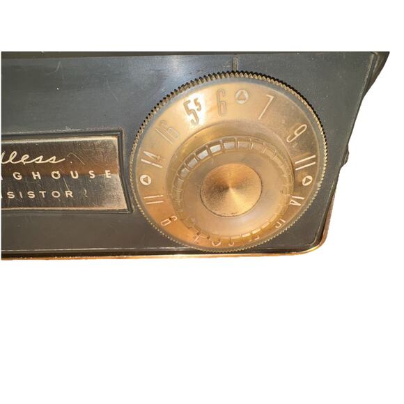RARE Vintage Westinghouse Cordless Transistor Radio, Model H-621P6 UNTESTED 1957 - Picture 11 of 11